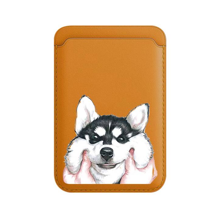 EG Porte-cartes magnétique MagSafe (iPhone 13, iPhone 12, Orange)