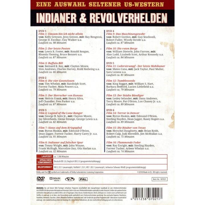 Indianer & Revolverhelden - 16 Western (DE, EN)