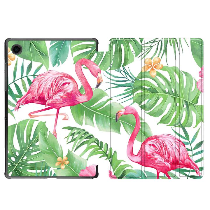 EG Hülle für Samsung Galaxy Tab A8 10.5" (2021) - Flamingo - Grün