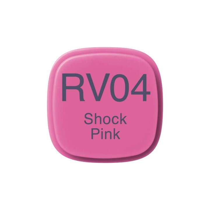 COPIC Marcatori di grafico Classic RV04 Shock Pink (Rosa, 1 pezzo)