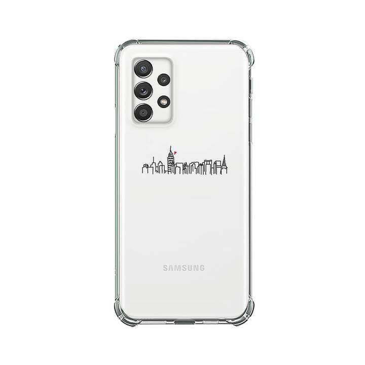 EG Backcover (Galaxy A52, Schwarz)