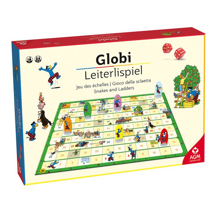 GLOBI VERLAG Leiterlispiel Globi (IT, DE, FR)