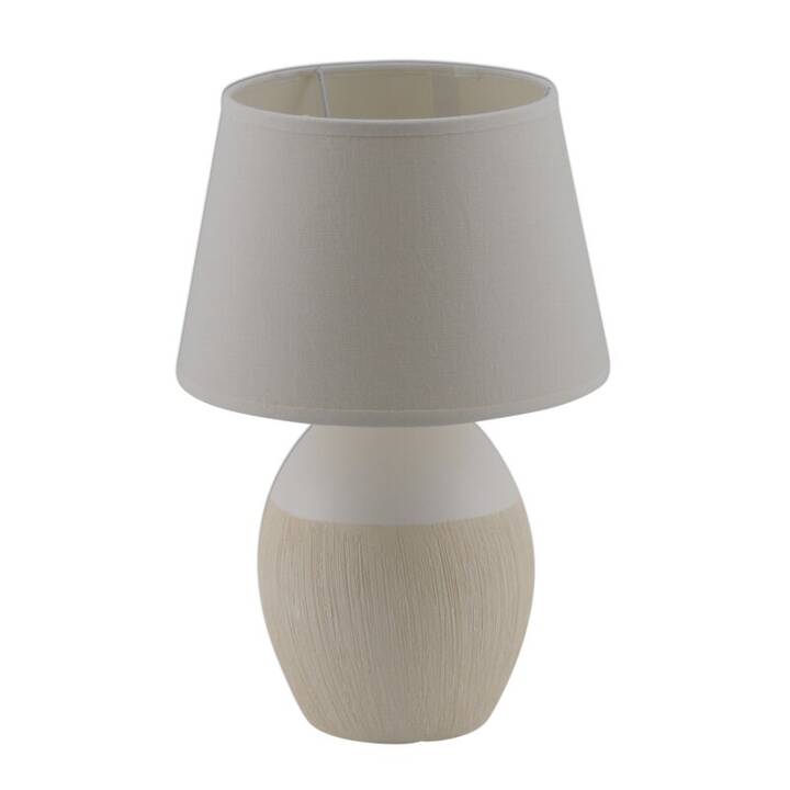 NÄVE Lampe de table Talia (Beige, Blanc)