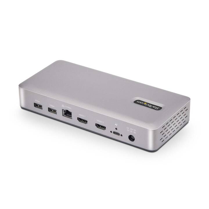 STARTECH.COM Dockingstation (2 x HDMI, RJ-45 (LAN), USB Typ-C, USB Typ-A)