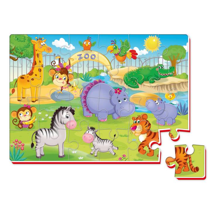 ROTER KÄFER Animali Puzzle (24 x)