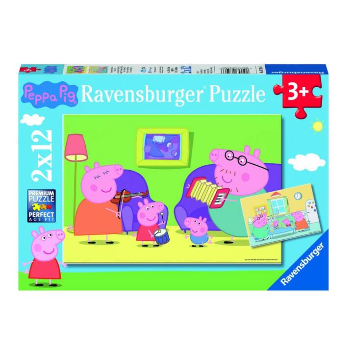 RAVENSBURGER Peppa Pig Puzzle (12 x)