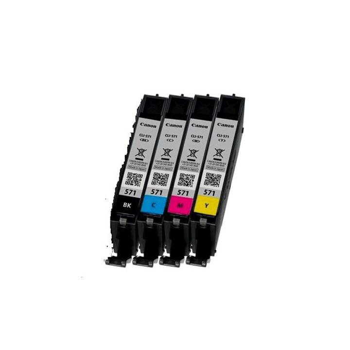 CANON CLI-571 (Jaune, Noir, Magenta, Cyan, Multipack) - Interdiscount