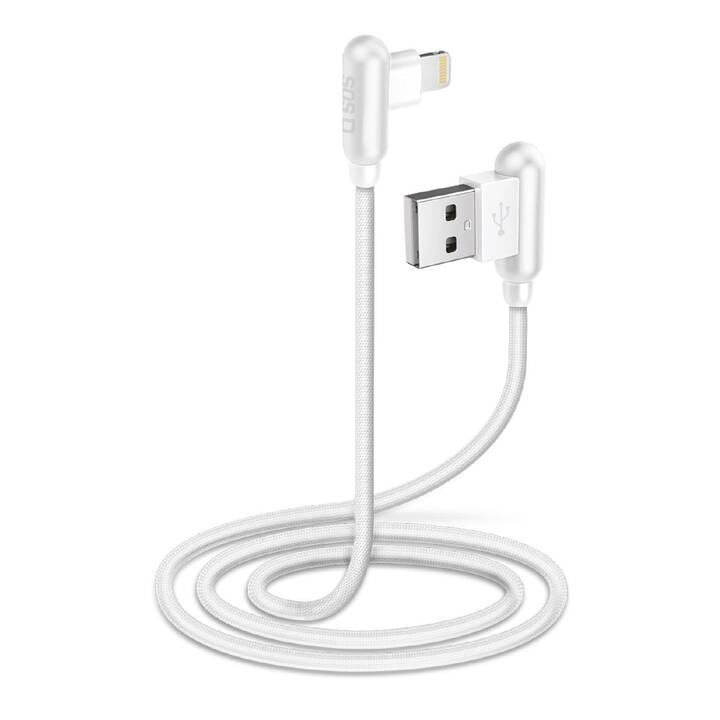 SBS Câble (USB A, Lightning, 1 m)