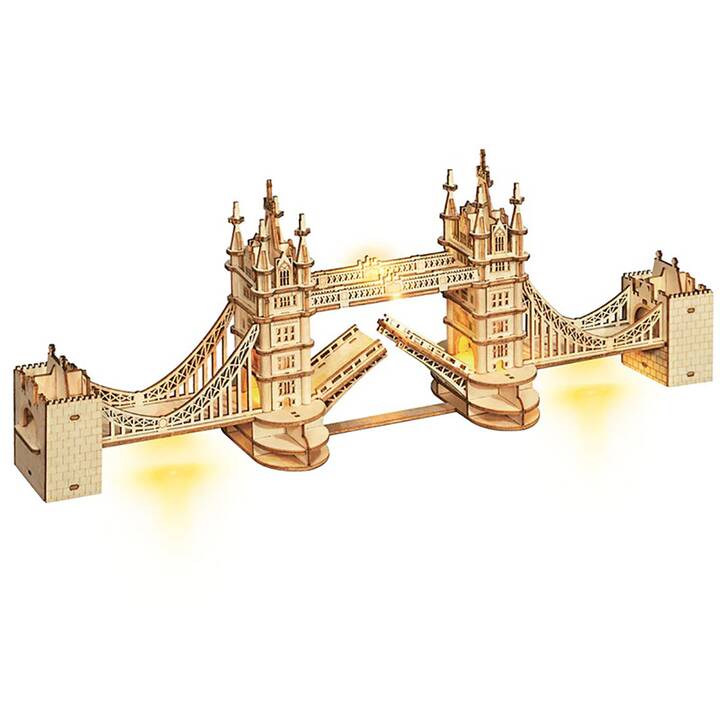 EG Puzzle 3D (113 pezzi) - marrone - ponte della torre