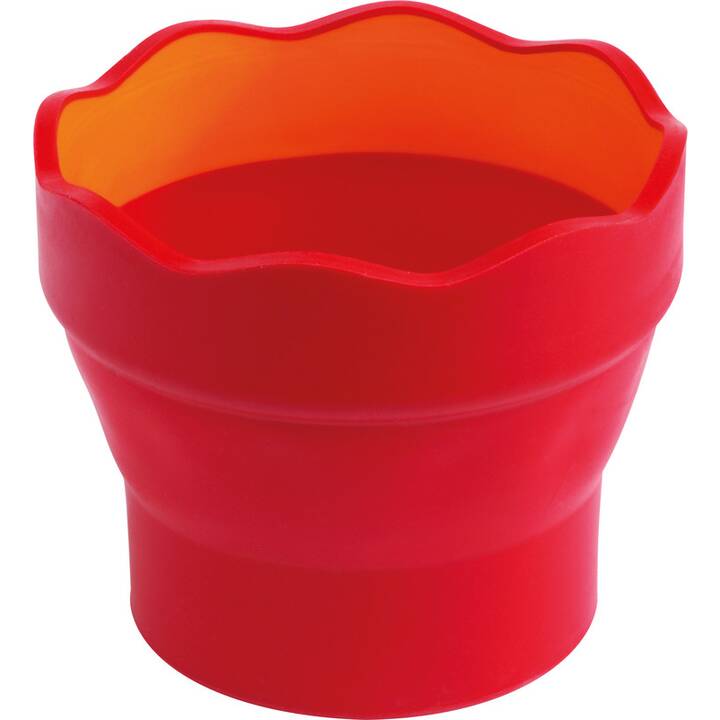 FABER-CASTELL Wasserbecher (10 cm x 10 cm, Lila, Rot)