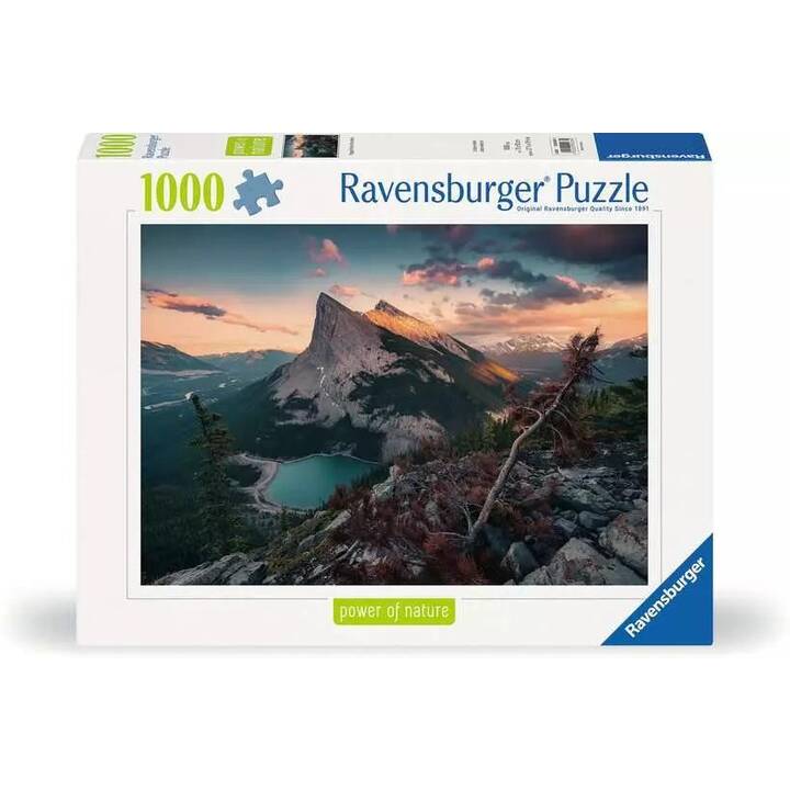 RAVENSBURGER Abends in den Rocky Mountains Puzzle (1000 Stück)