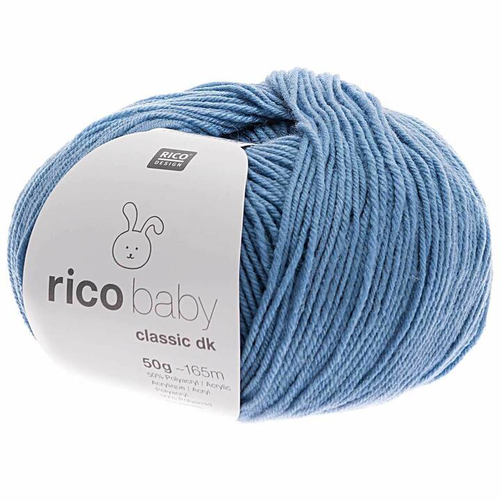 RICO DESIGN Wolle Baby Classic dk (50 g, Hellblau, Blau)