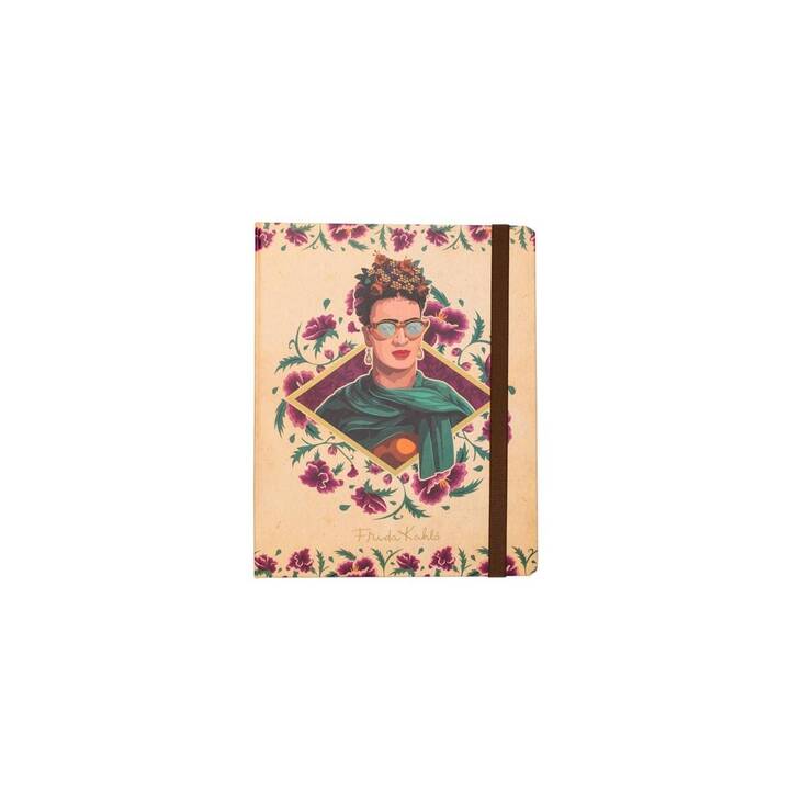 TH PRODUCTS Carnets Frida Kahlo Premium (A5, En blanc)