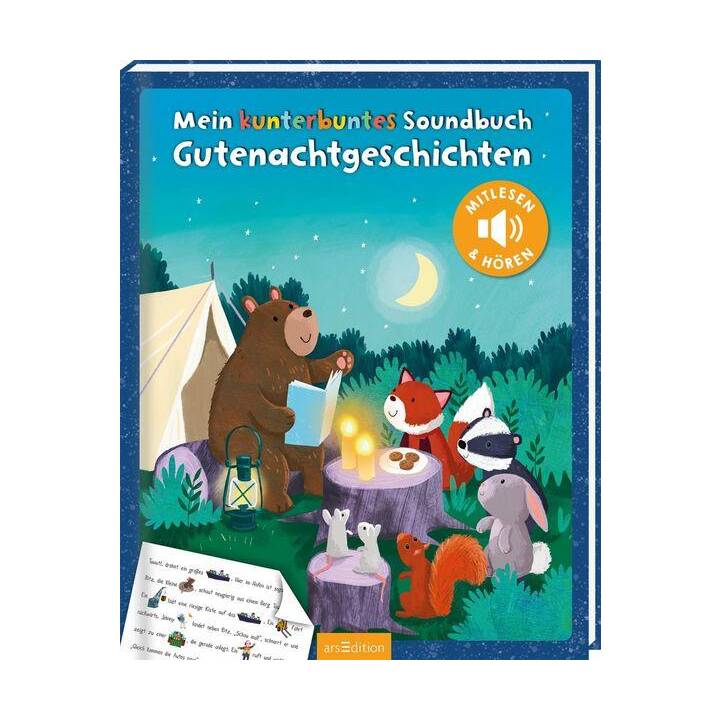 Mein kunterbuntes Soundbuch: Gutenachtgeschichten. Mitlesen und hören