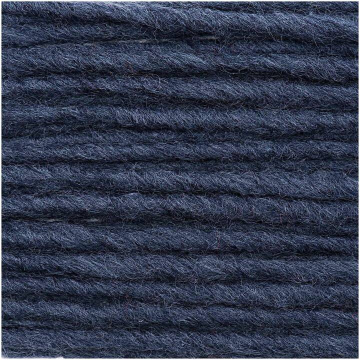 RICO DESIGN Wolle Essentials Super Super Chunky (100 g, Dunkelblau, Blau)