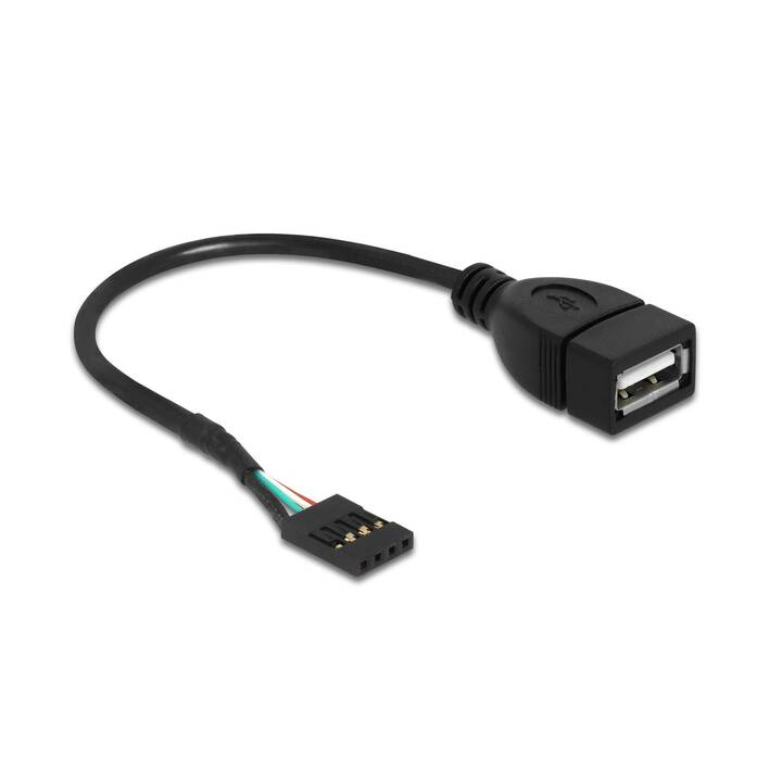 DELOCK Câble USB (USB de type A, USB 2.0 de type A, 20 cm)