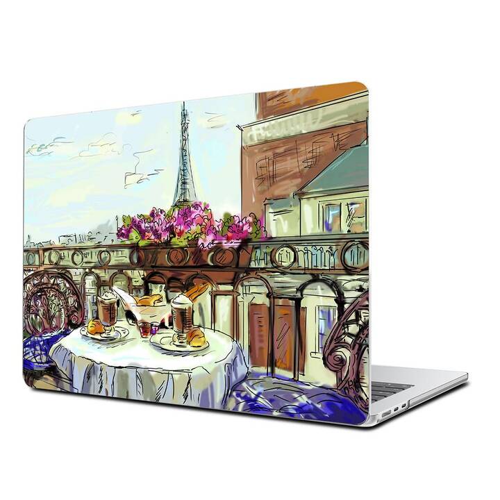 EG Coque rigide (MacBook Air 13" M2 2022, Ville, Multicolore)