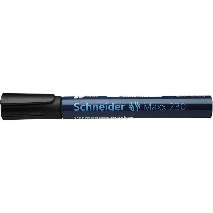 SCHNEIDER Permanent Marker Maxx 230 (Schwarz, 1 Stück)