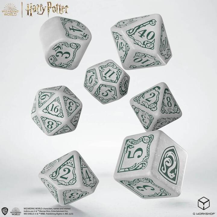 Q WORKSHOP Harry Potter Slytherin Modern Set dei dadi (7 Parti)