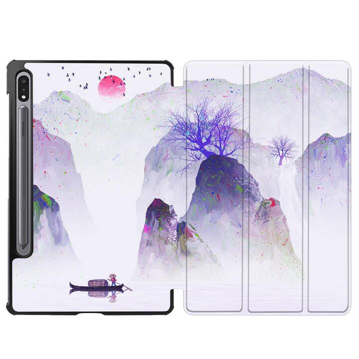 EG Schutzhülle (11", Galaxy Tab S8, Landschaft, Violett)
