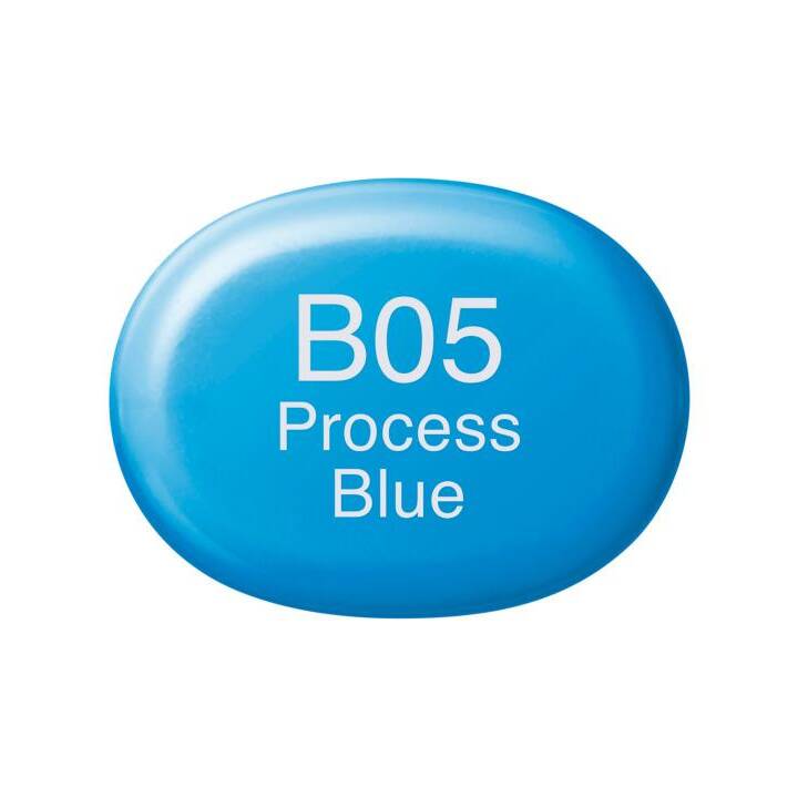 COPIC Marqueur de graphique Sketch B05 Process Blue (Bleu, 1 pièce)