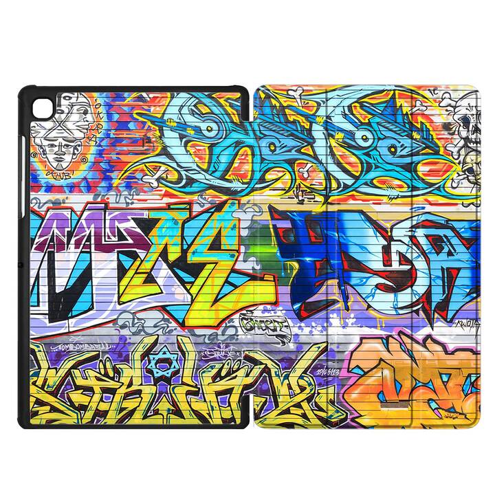 EG coque pour Samsung Galaxy Tab A7 Lite 8.7" (2021) - multicolore - graffiti
