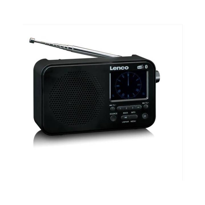 (Schwarz) Digitalradio - LENCO Interdiscount PDR-036BK