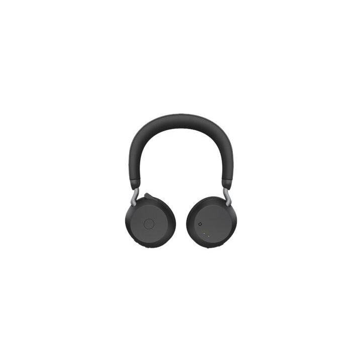 JABRA Casque micro de bureau Evolve2 75 Duo (On-Ear, Câble et sans fil, Noir)