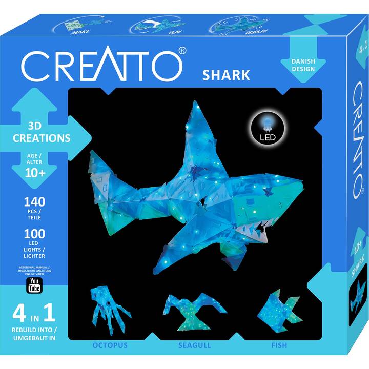 KOSMOS Creatto Maxi Shark 3D Puzzle (140 Stück)