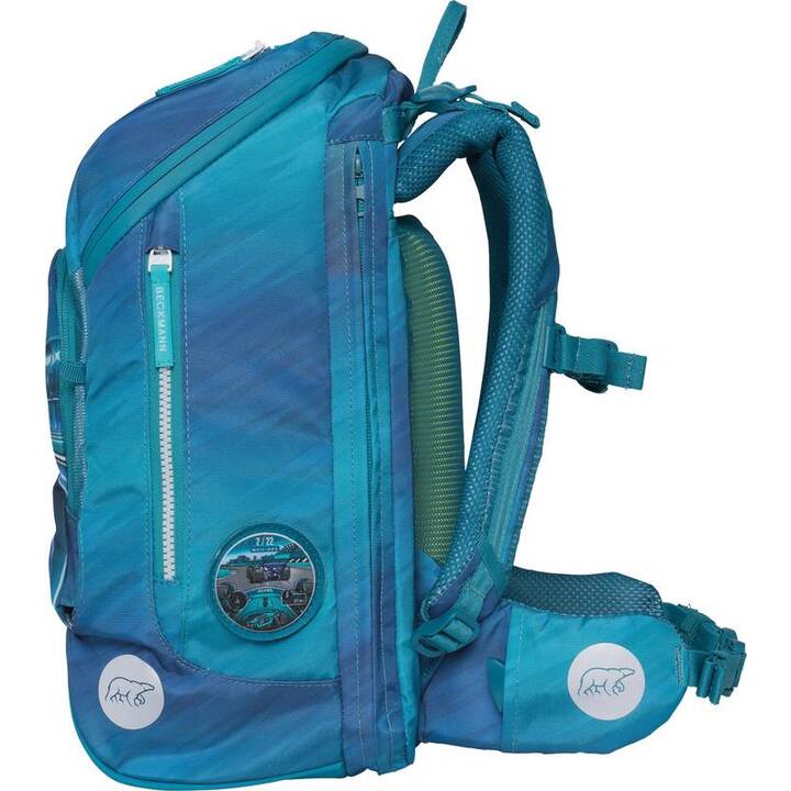 BECKMANN Zaino Active Air FLX Racing (25 l, Blu, Verde)