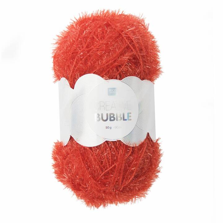 RICO DESIGN Wolle Creative Bubble (50 g, Rot)