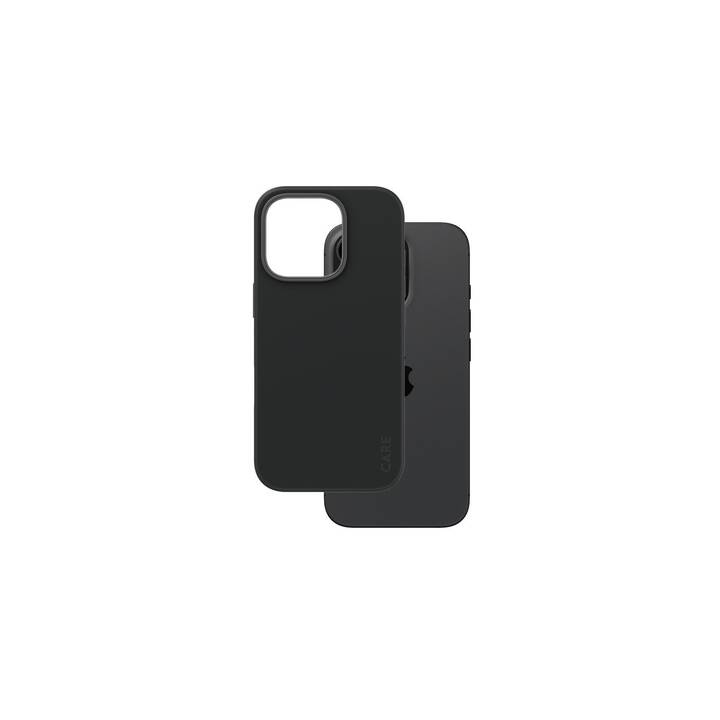 CARE Backcover MagSafe Fashion (iPhone 16 Pro, Transparent, Schwarz)