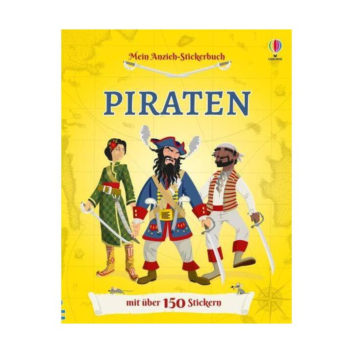 Mein Anzieh-Stickerbuch: Piraten