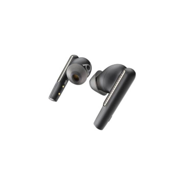 HP Office Headset Poly Voyager Free 60 (Earbud, Kabellos, Carbon Black, Schwarz)