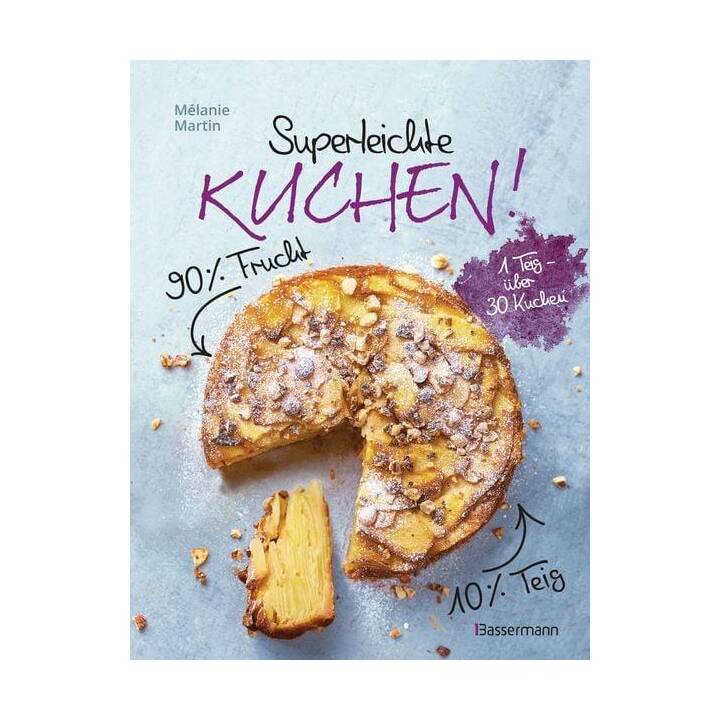 Superleichte Kuchen! 90% Frucht, 10% Teig. Über 30 einfache Kuchenrezepte mit einem Grundteig