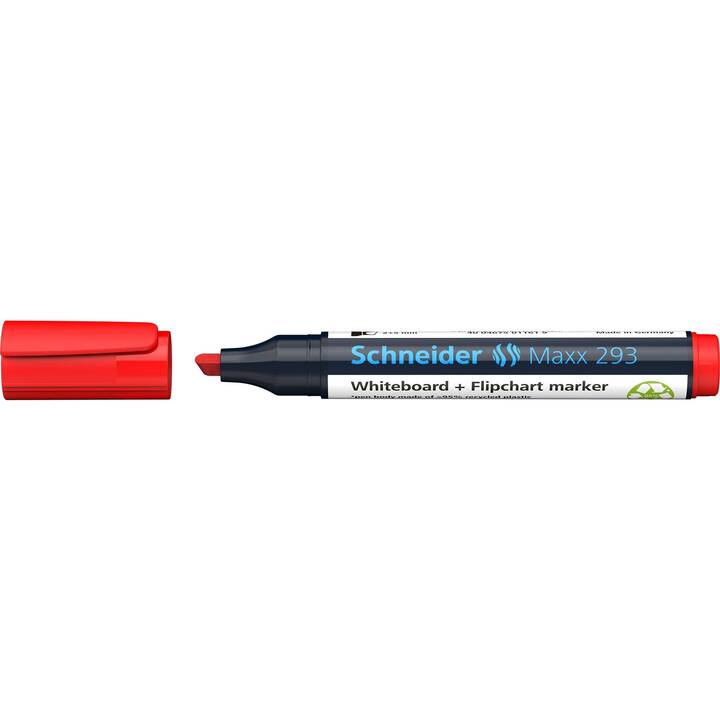 SCHNEIDER Whiteboard Marker Maxx 293 (Rot, 1 Stück)