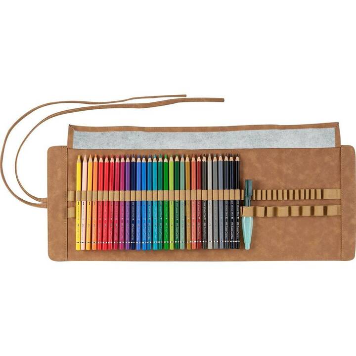 FABER-CASTELL Crayons de couleur aquarellables (Multicolore, 30 pièce)