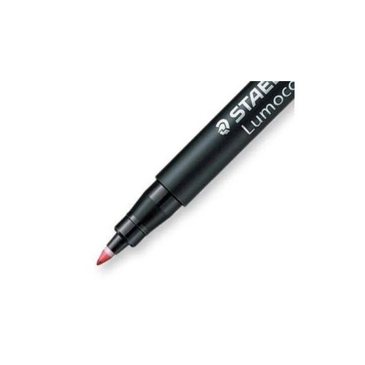 STAEDTLER Marqueur permanent Lumocolor (Rouge, 1 pièce)