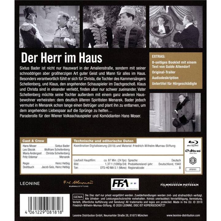 Der Herr im Haus (s/w, Edizione deluxe, DE)