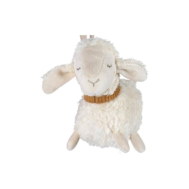 FEHN Jouets musicaux à tirer pour bébé Sheep Nature Mouton