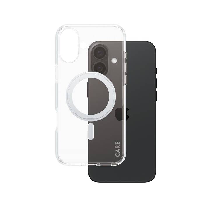 CARE Backcover (iPhone 16 Plus, Sans motif, Transparent)