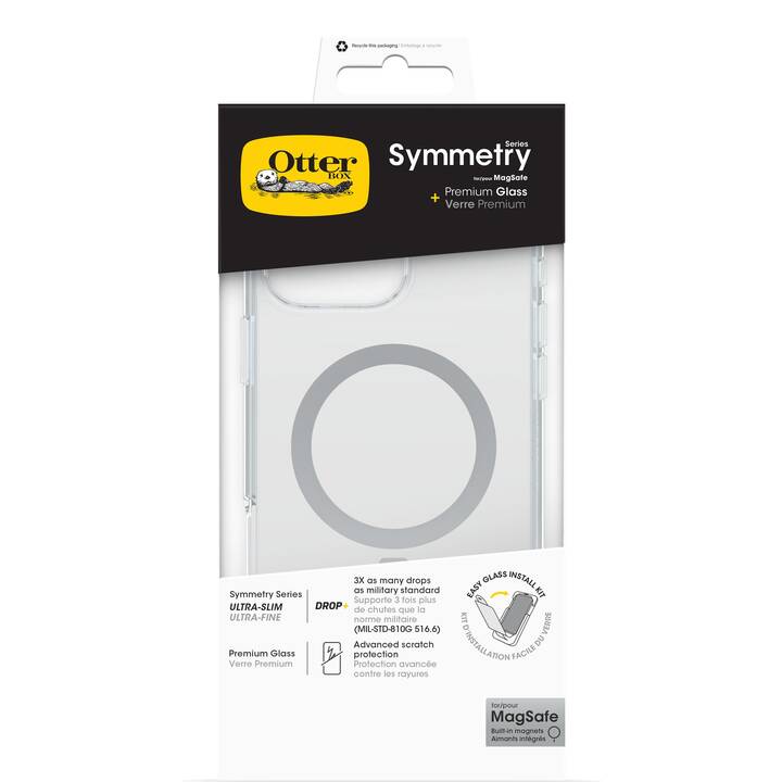 OTTERBOX Backcover MagSafe Symmetry Clear (iPhone 16 Pro Max, Transparent)