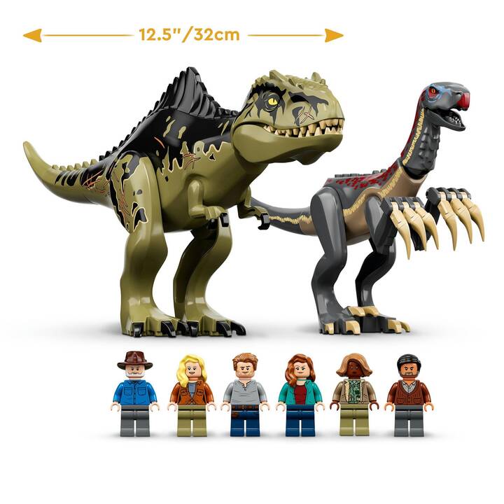LEGO Jurassic World Giganotosaurus & Therizinosaurus Angriff (76949)