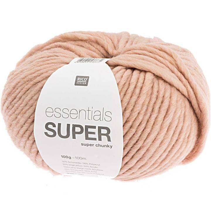 RICO DESIGN Wolle Essentials Super Super Chunky (100 g, Beige)