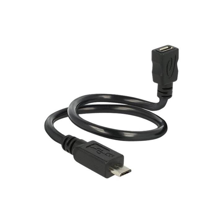 DELOCK USB-Kabel (Micro USB 2.0 Typ-B, Micro USB 2.0 Typ-B, 35 cm)