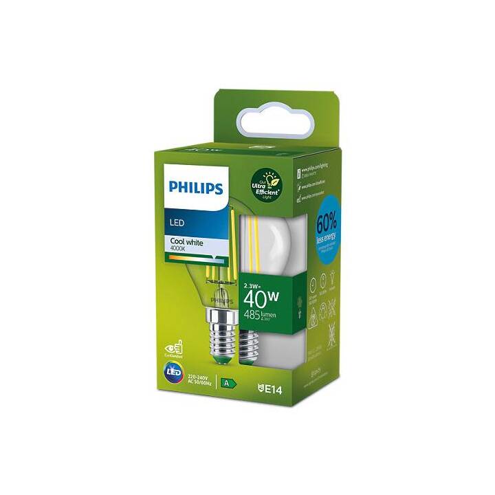 PHILIPS Lampadina LED (E14, 2.3 W)