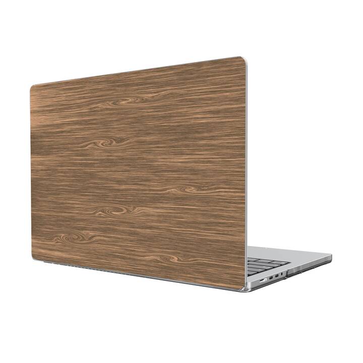 EG coque pour MacBook Pro 14" (M1 Chip) (2021) - bois - marron