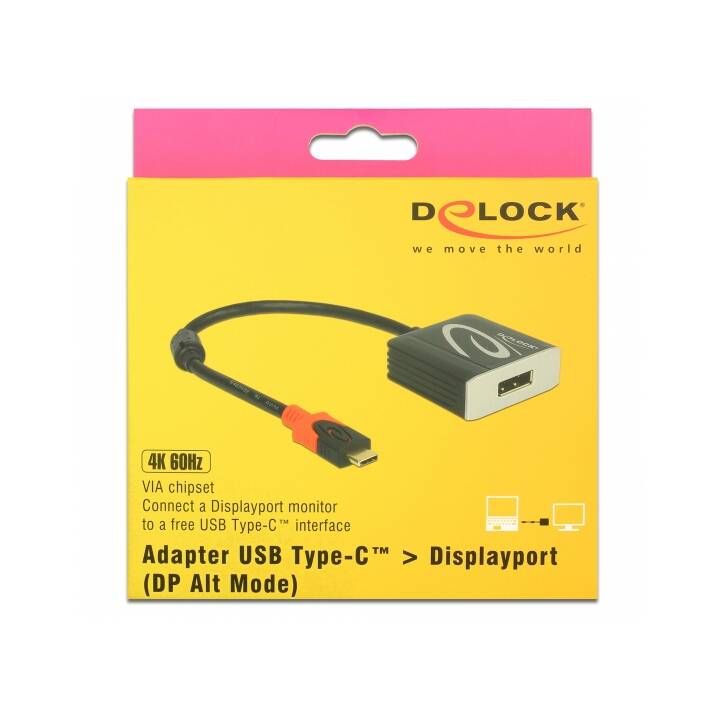 DELOCK 62999 Adattatore video (USB Tipo-C)
