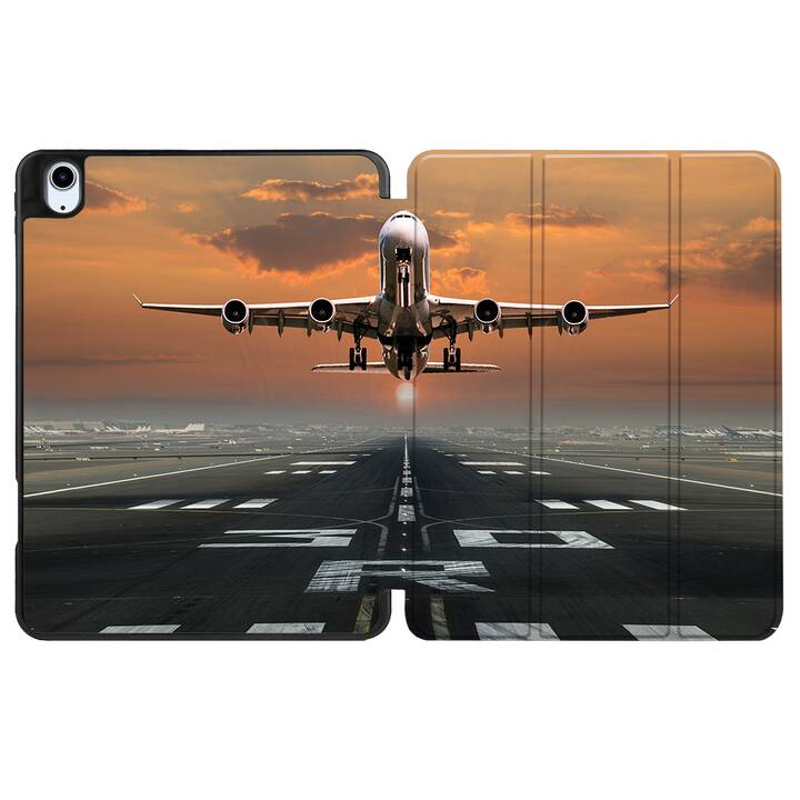 EG coque pour iPad Air 10.9" (2022) 5e génération - marron - avion