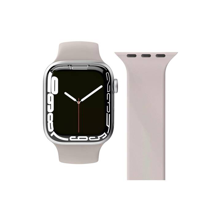 VONMÄHLEN Solo Loop Cinturini (Apple Watch 40 mm / 41 mm / 38 mm, Beige)